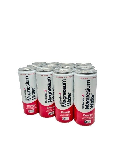Magnesium Vand Energi, Granatæble & Rabarber - 12 x 250 ml