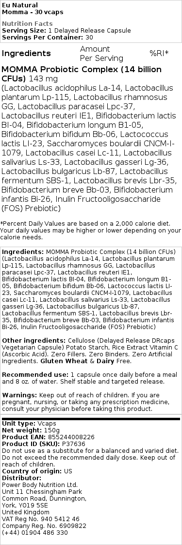 Mamma - 30 vegetabilske kapsler - Billede 2