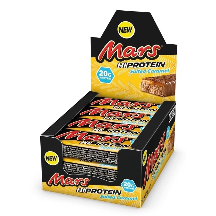 Mars Hi Protein Bars, Salted Caramel - 12 bars