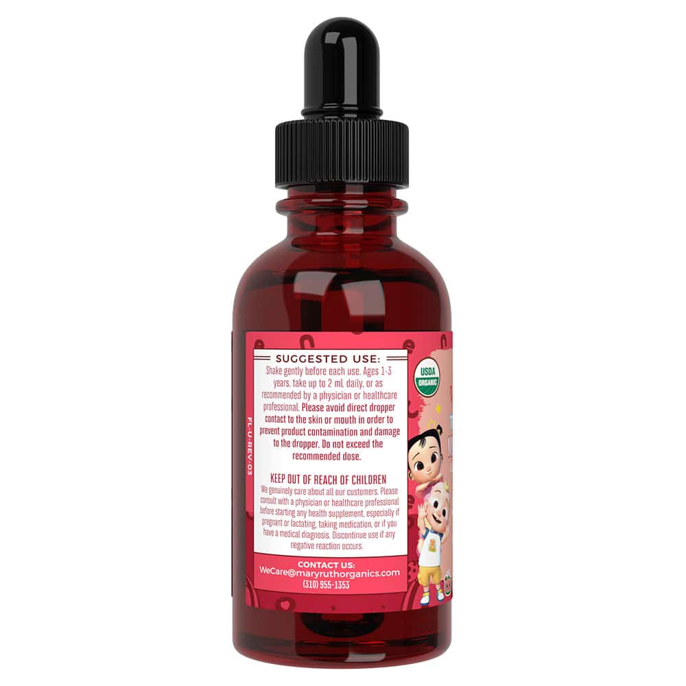 MaryRuth's - Multivitamin + Jern Dråber til Småbørn Orange Vanilje Smag 30ml - Billede 4