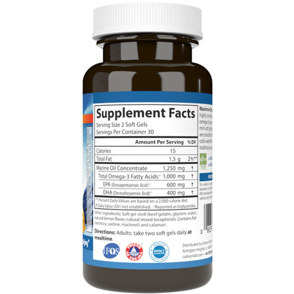 Maximum Omega Minis - 60 + 20 kapsler - Billede 3