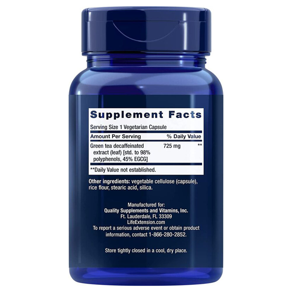 Mega Green Tea Extract - 100 vcaps - Billede 5
