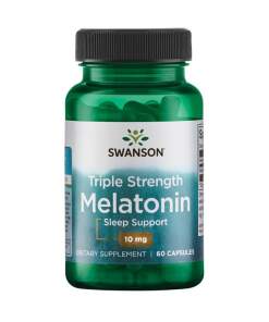 Melatonin Tre Gange Styrke 10 mg - 60 Kapsler