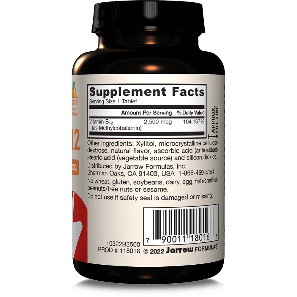 Methyl B-12, 2500mcg - 100 sugetabletter - Billede 5