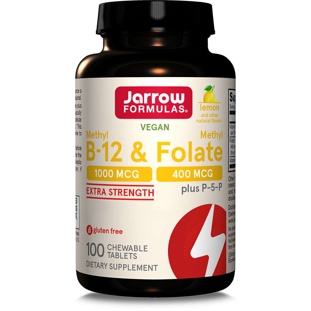 Methyl B-12 & Methyl Folate, 400mcg Lemon - 100 pastiller - Billede 4