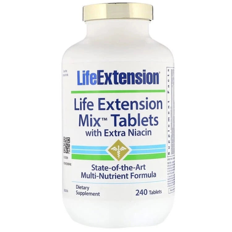 Mix Tabletter med ekstra Niacin - 240 tabletter