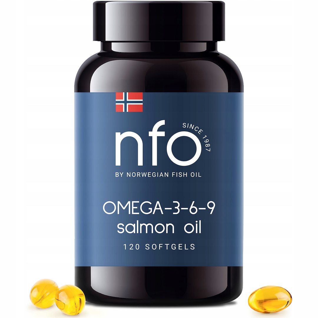 NFO - Omega-3-6-9 Laksolie 120 kapsler