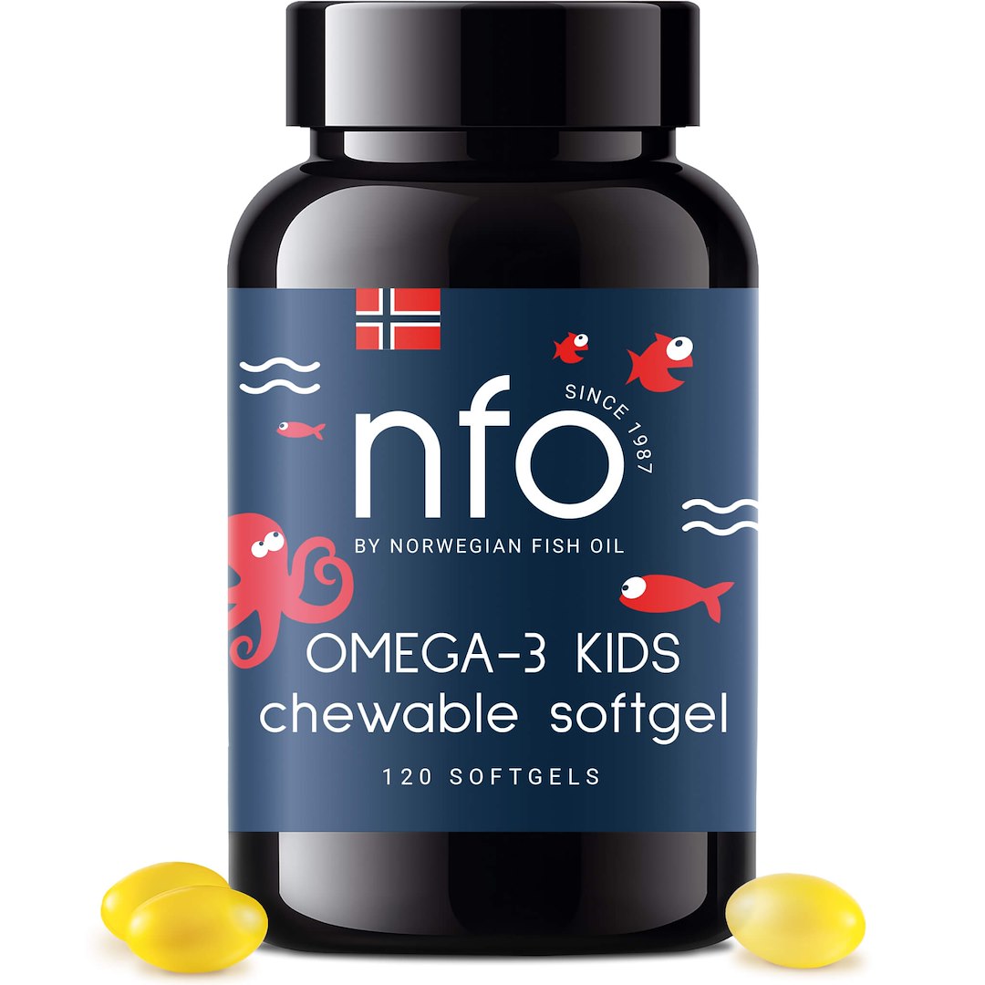 NFO - Omega-3 Kids Tyggekapsler 120 stk