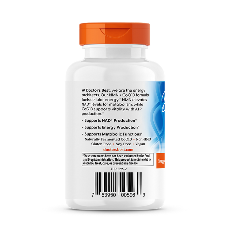 NMN + CoQ10 - 60 veganske kapsler - Billede 3