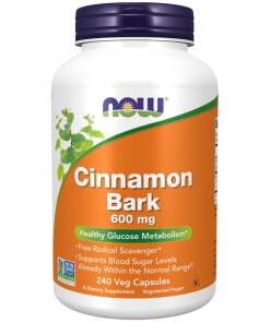 NOW FOODS Cinnamon Bark 600 mg (240 caps.)