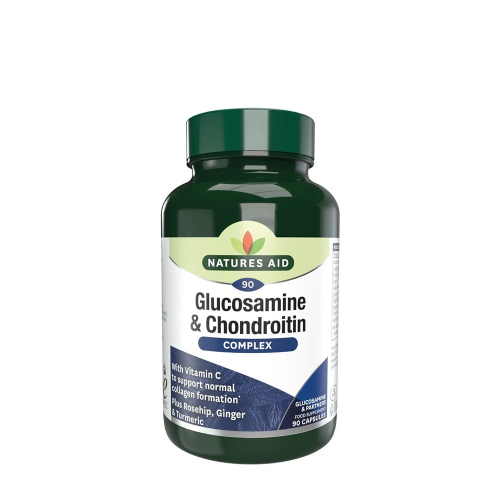 Natures Aid - Glucosamin & Chondroitin Kompleks 90 Kapsler