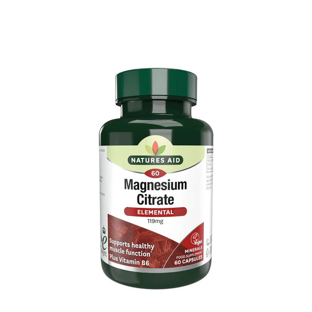 Natures Aid - Magnesium Citrate 60 Kapsler