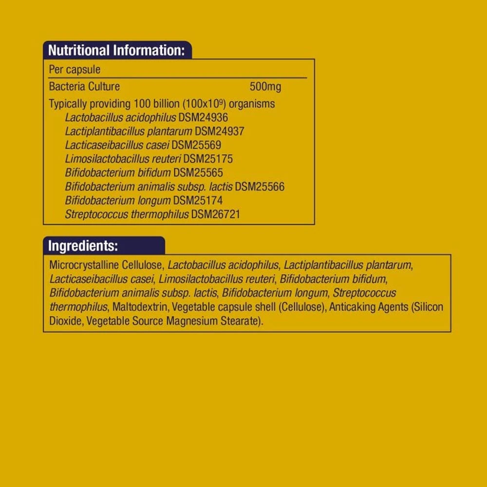 Natures Aid - Pro-100 ULTRA 100 Milliarder Bakterier, 30 Kapsler - Billede 2