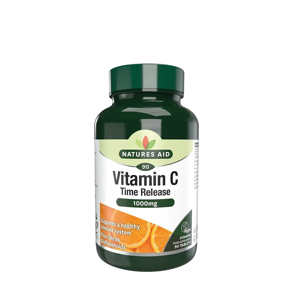 Natures Aid - Vitamin C 1000mg Time Release 90 tabletter