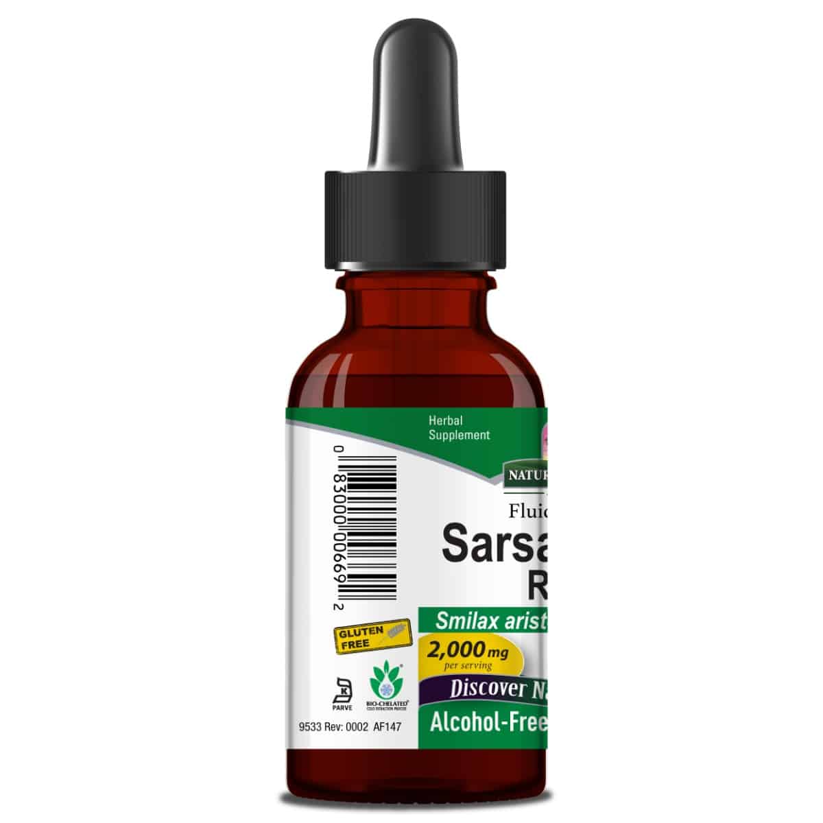Nature's Answer - Sarsaparilla Rod, Alkoholfri 30ml - Billede 3