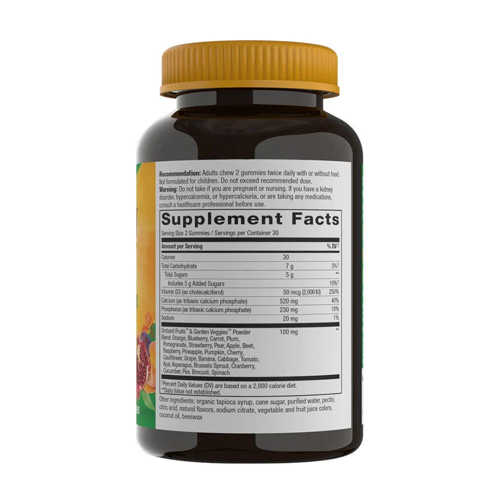 Nature's Way – Alive! Calcium + D3 Gummies 60 stk - Billede 2