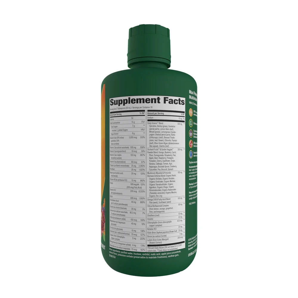 Natures Way - Alive! Max Potency Flydende Multivitamin 900 ml - Billede 2