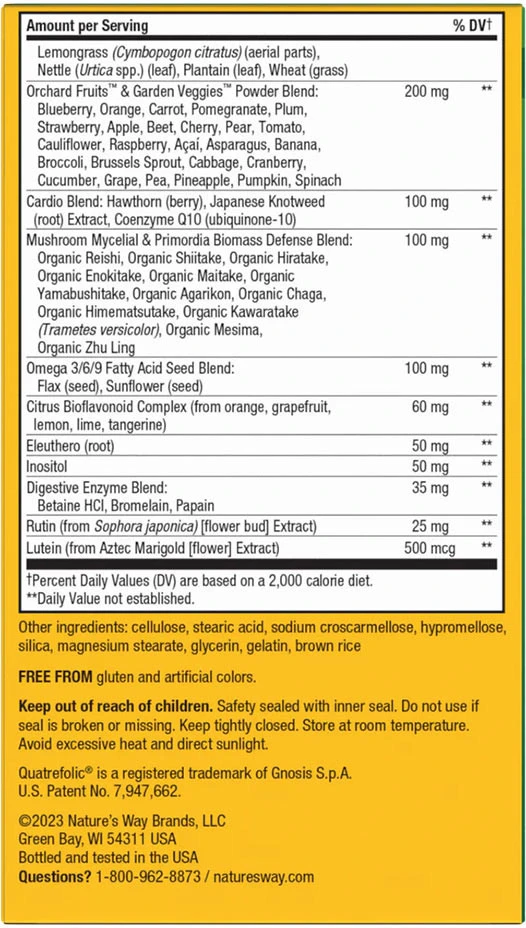 Nature's Way – Alive! Max3 Daglig Multivitamin Uden Jern 90 Tabletter - Billede 3