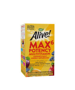 Natures Way Alive!® Max6 Max Potency Daily Multivitamin (90 Capsules)