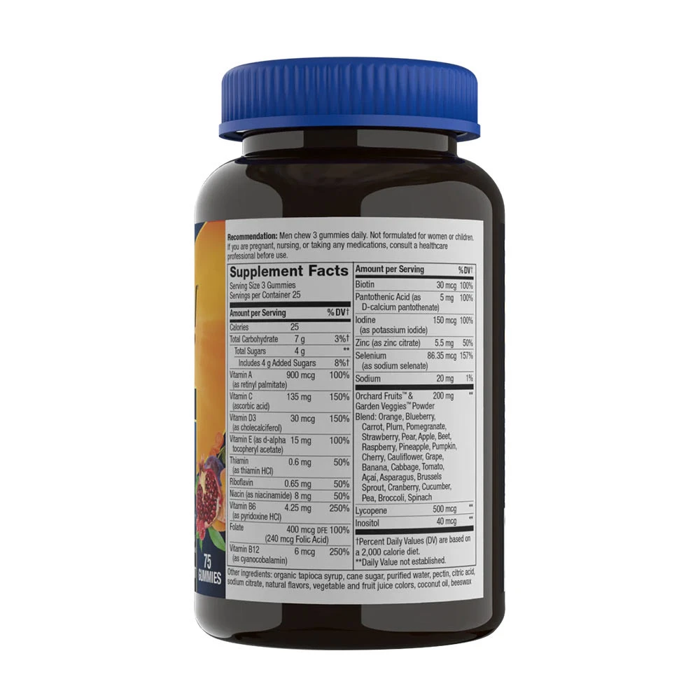 Nature's Way – Alive!® Premium Men’s Gummy Multivitamin 75 Gummies - Billede 2