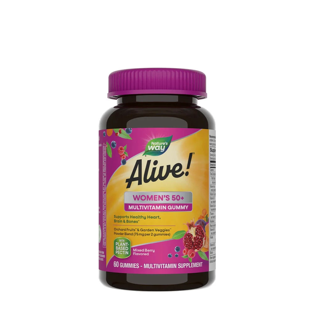 Natures Way Alive!® Women's 50+ Gummy Multivitamin (60 Gummies