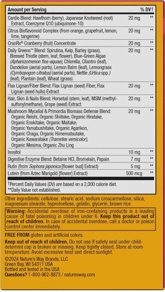 Nature's Way – Alive! Women's Ultra Multivitamin 60 tabletter - Billede 3