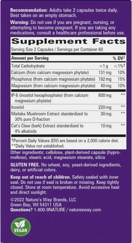 Natures Way - Cell Forté MAX3 120 kapsler - Billede 2