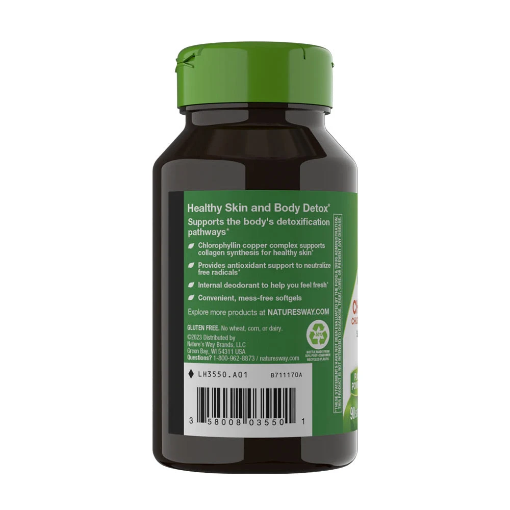 Natures Way - Chlorofresh Klorofylkoncentrat 90 Softgels - Billede 3