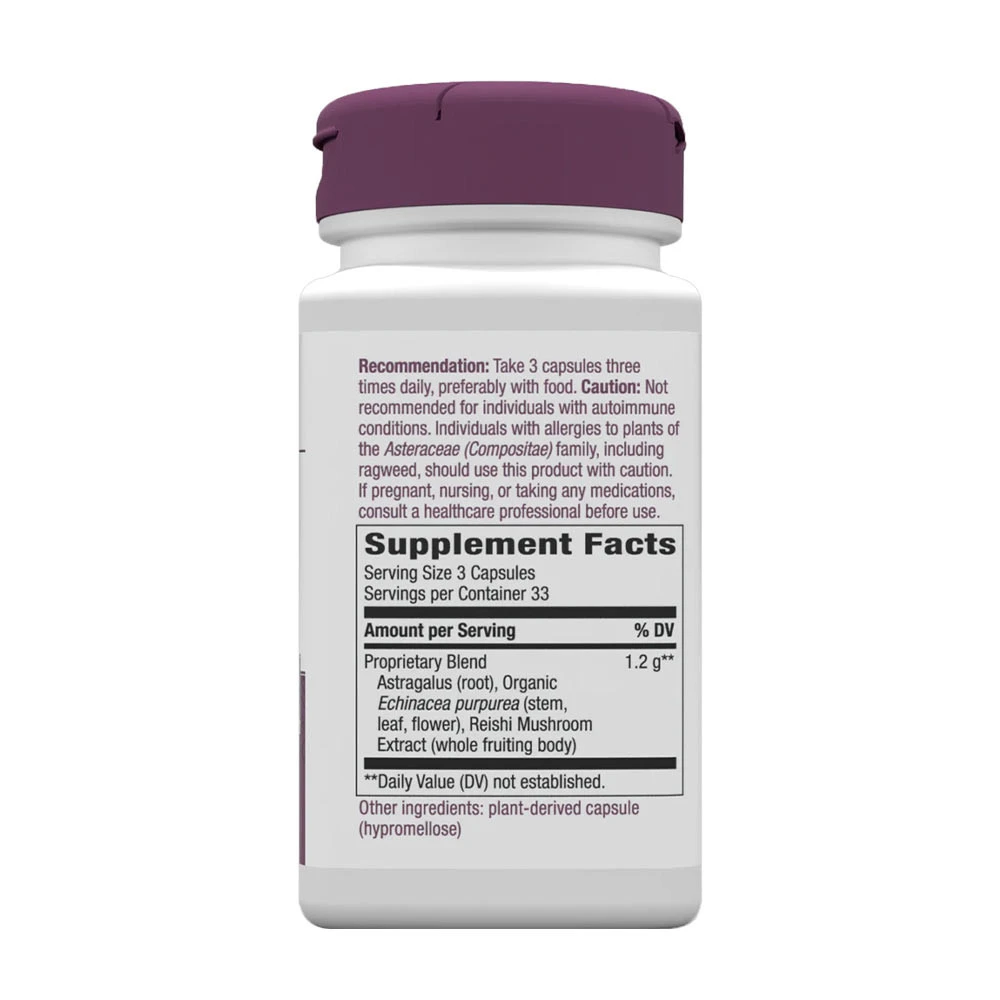 Natures Way - Echinacea, Astragalus & Reishi 100 kapsler - Billede 2