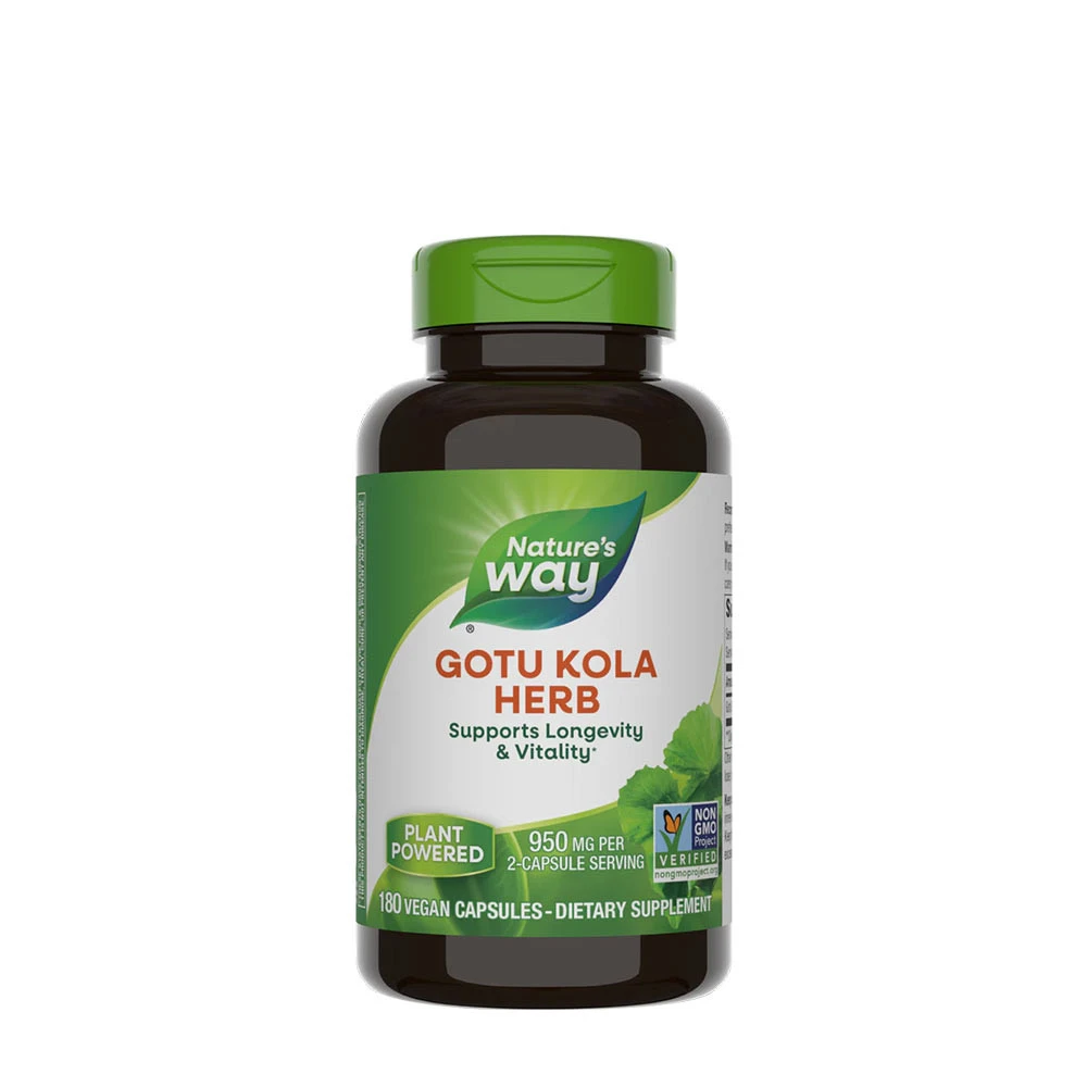 Natures Way - Gotu Kola Herb 180 kapsler