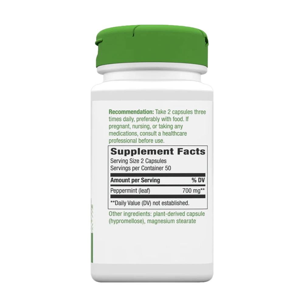 Nature's Way - Pebermynteblad 100 kapsler - Billede 2