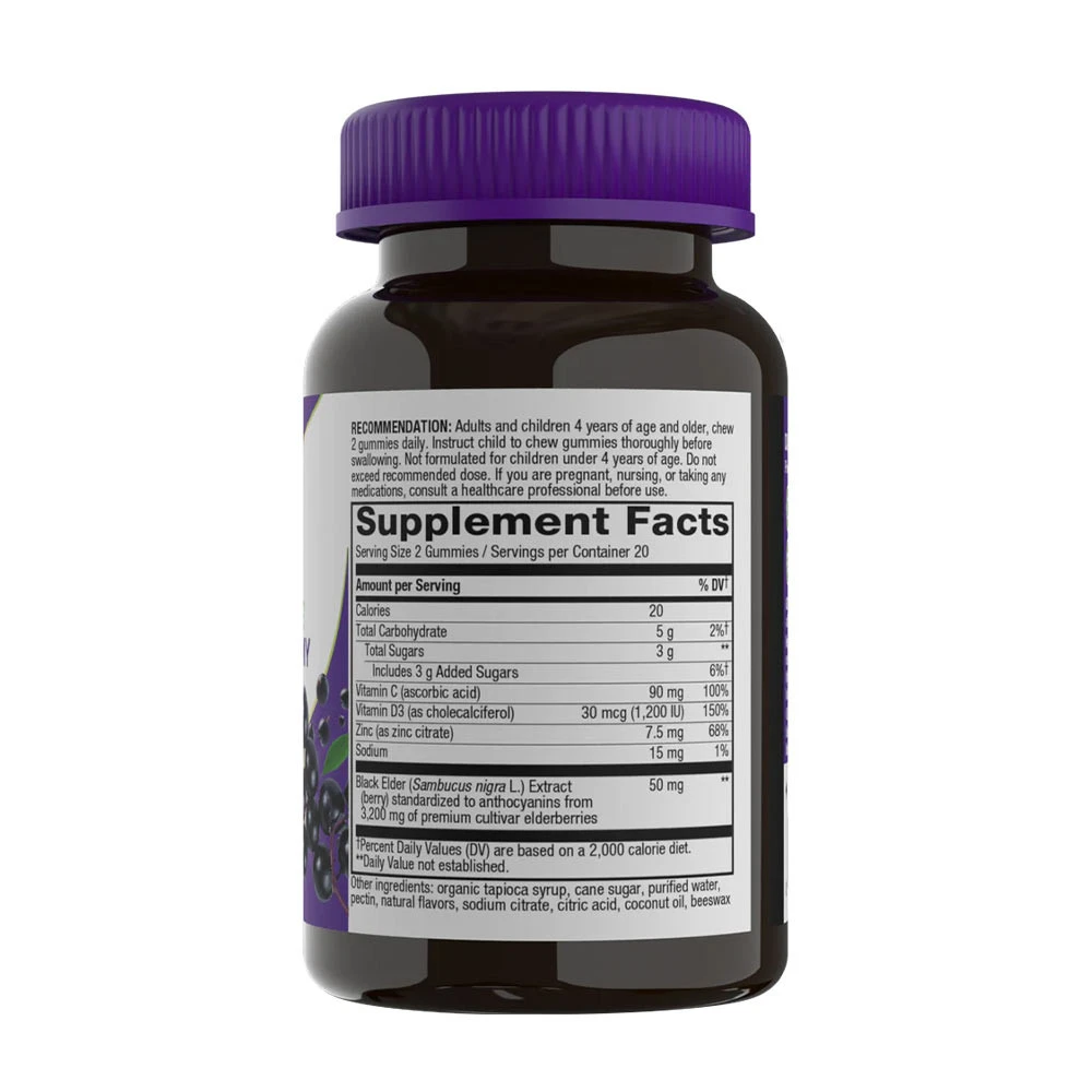 Natures Way - Sambucus Gummies 60 stk - Billede 2