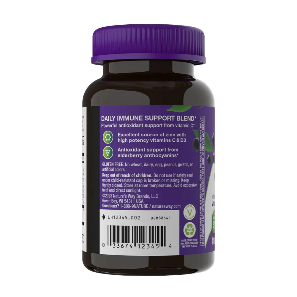 Natures Way - Sambucus Gummies 60 stk - Billede 3