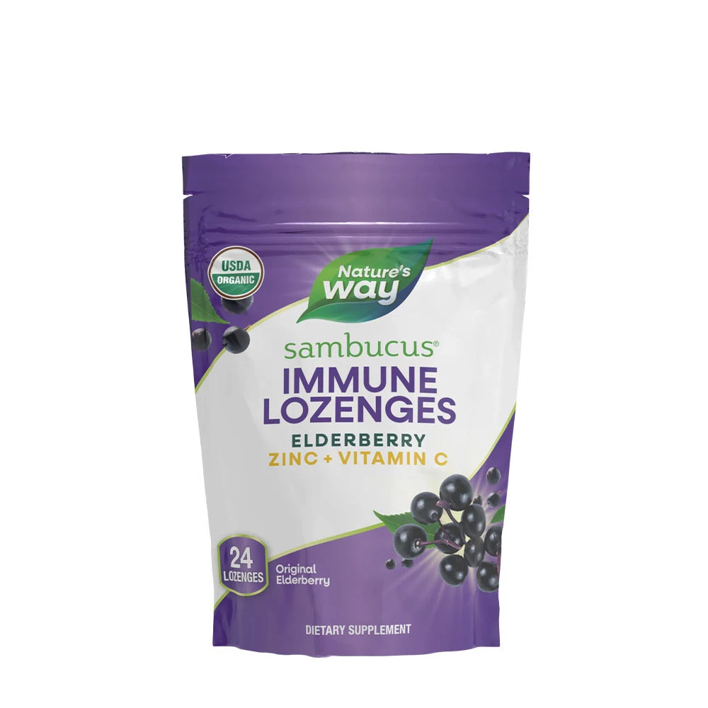 Natures Way Sambucus Immune Organic Lozenge (24 lozenges)