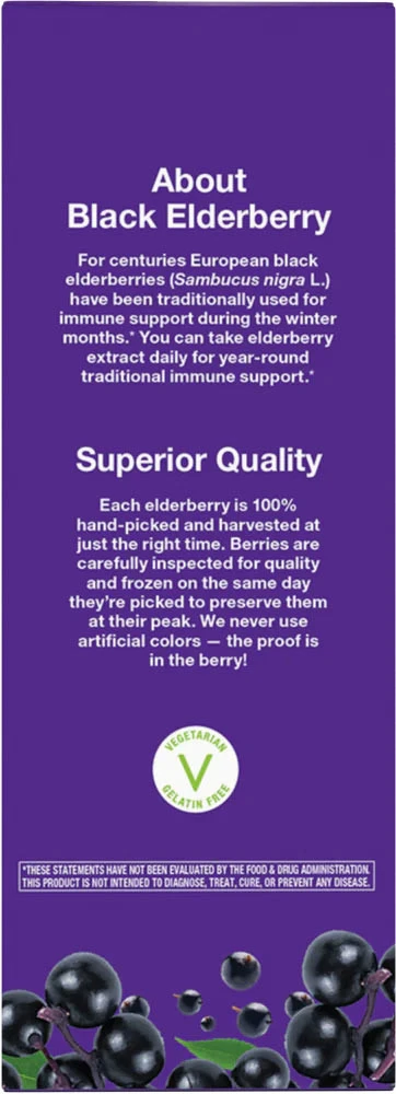 Nature's Way - Sambucus Immune Sirup til Børn 240 ml - Billede 3