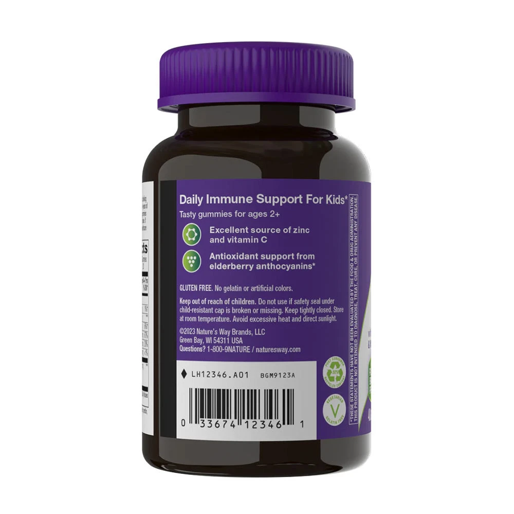 Natures Way - Sambucus Kids Immune Gummies 60 stk - Billede 3