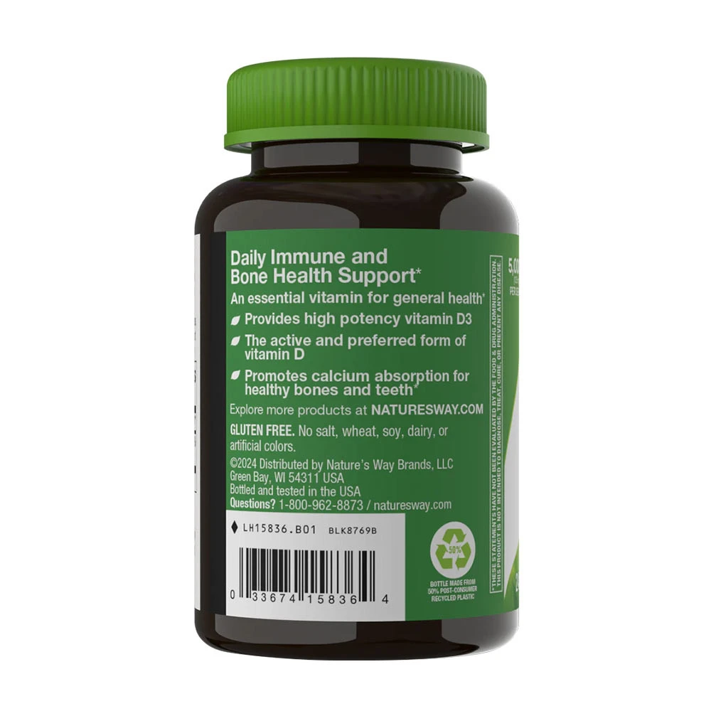 Nature's Way - Vitamin D3 Max 240 Softgels - Billede 3