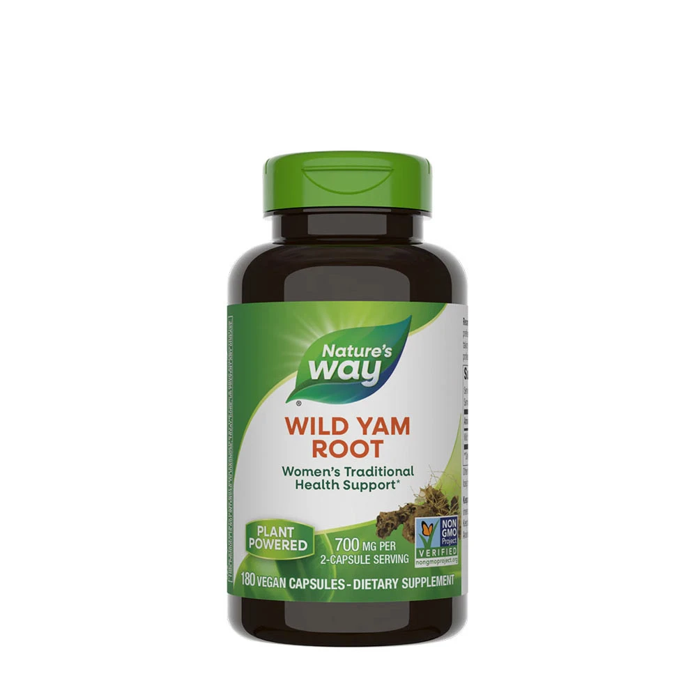Natures Way - Wild Yam Root 180 kapsler