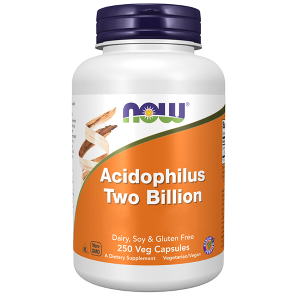 NOW Foods - Acidophilus Two Billion 250 veg. kapsler - Billede 2