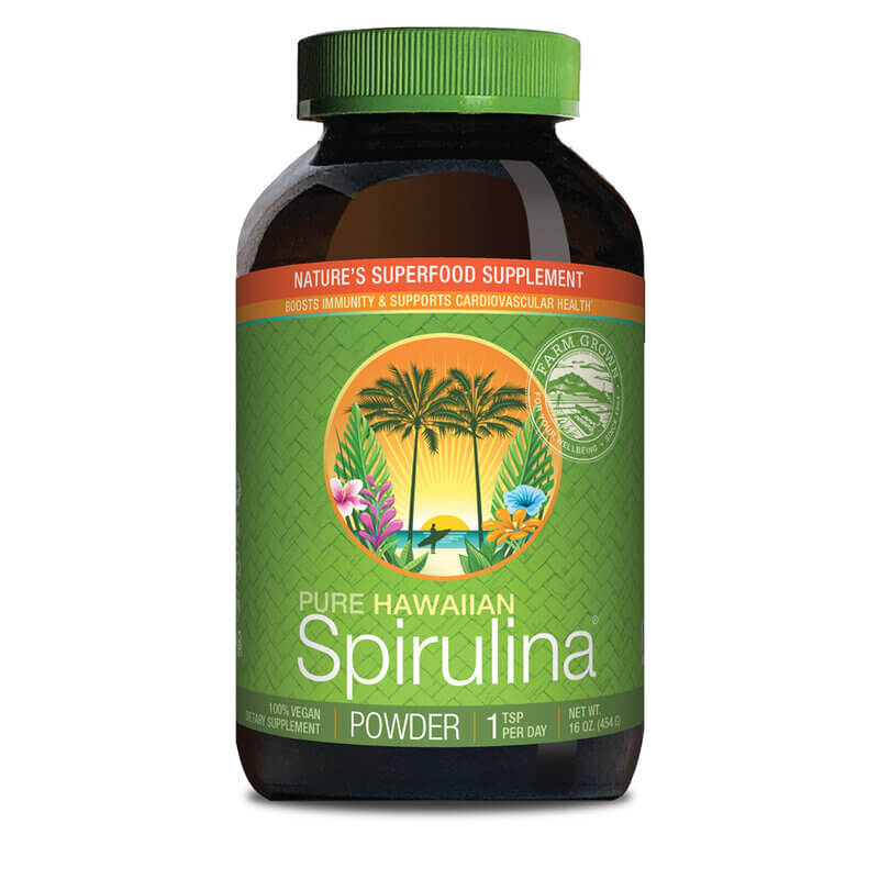 Nutrex - Spirulina fra Hawaii 100% vegansk pulver 454g