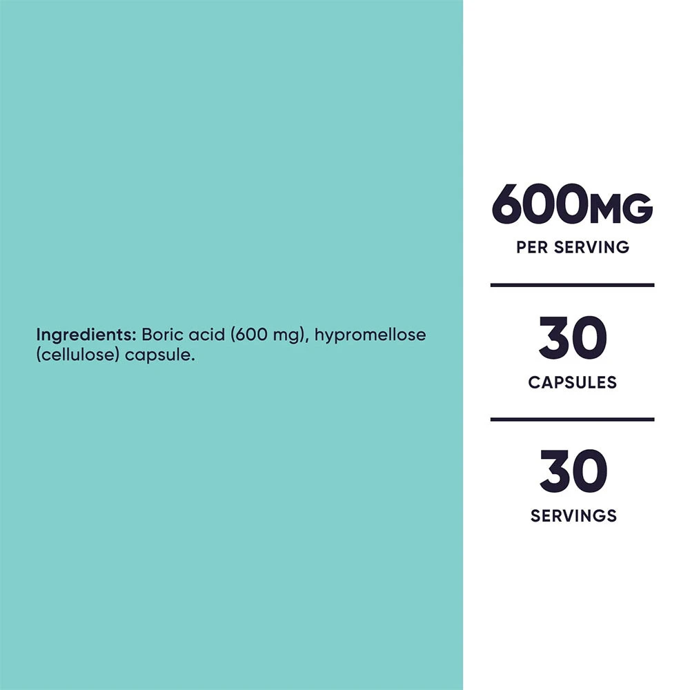 Nutricost - Borsyre Kapsler 30 stk - Billede 2