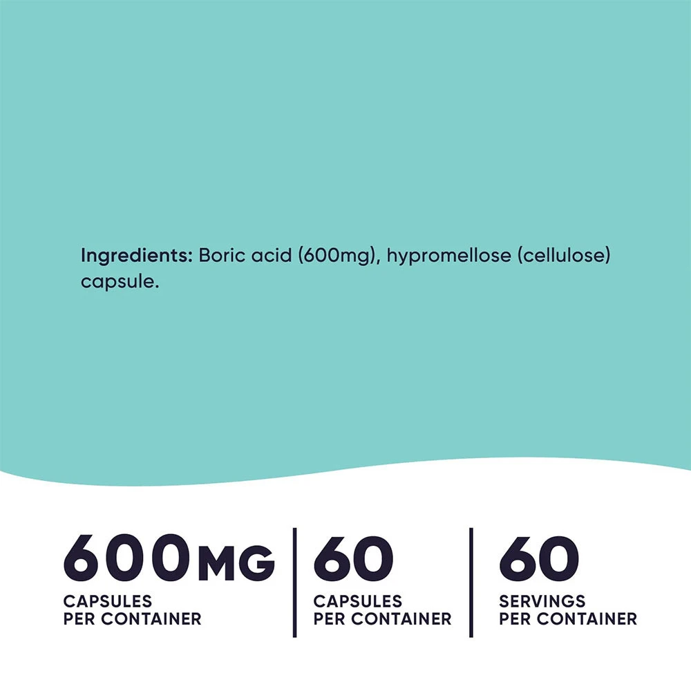 Nutricost - Borinsyre Kapsler 60 stk - Billede 2