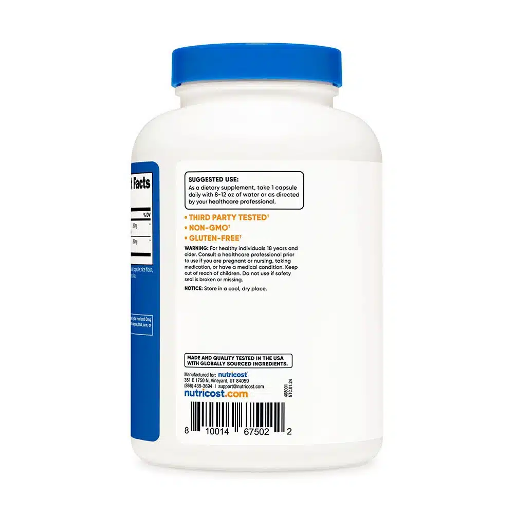 Nutricost - Echinacea & Goldenseal Rod 500 mg, 240 kapsler - Billede 3