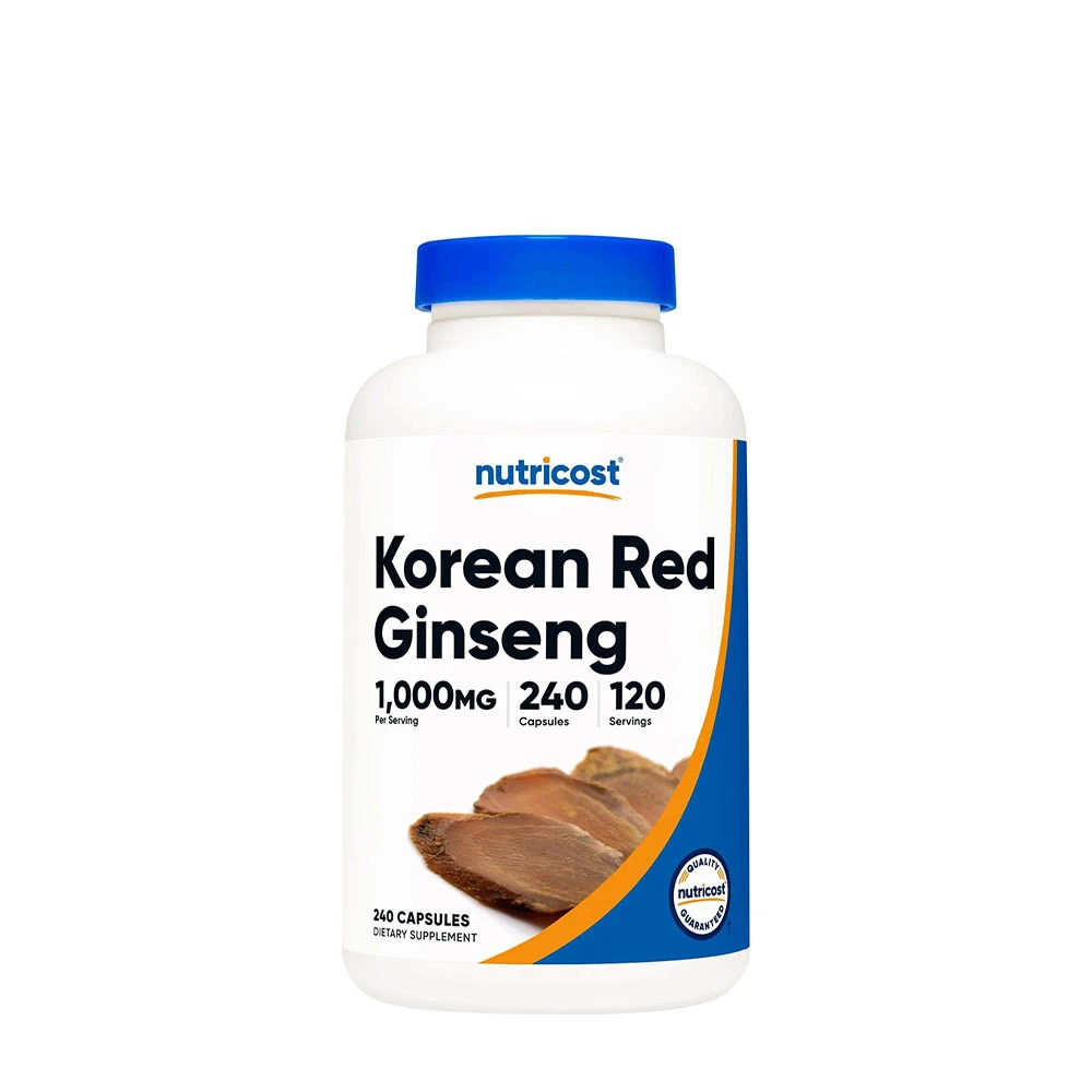 Nutricost - Koreansk Rød Ginseng 240 Kapsler
