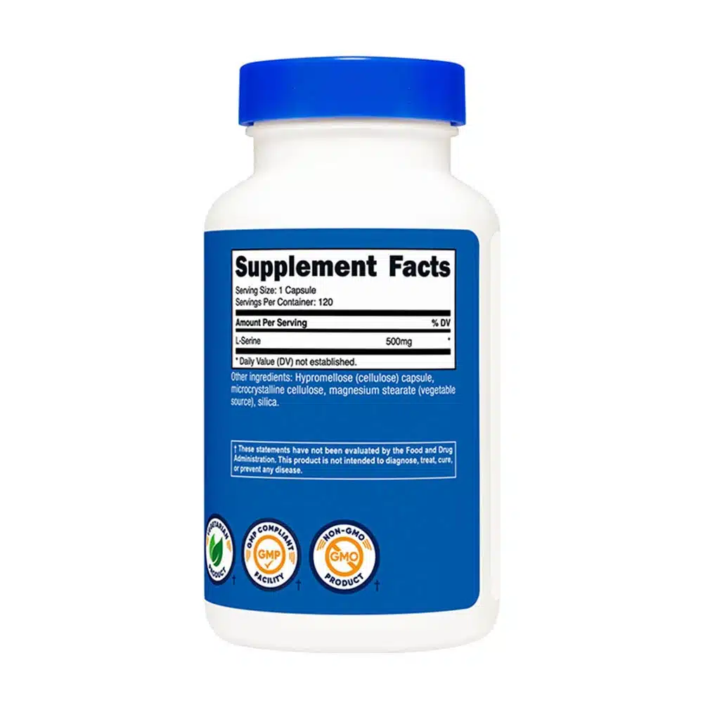 Nutricost - L-Serine 120 Kapsler - Billede 2