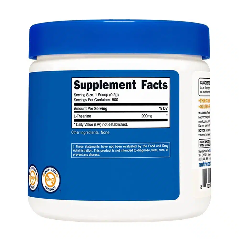 Nutricost - L-Theanine Pulver 100 g - Billede 2