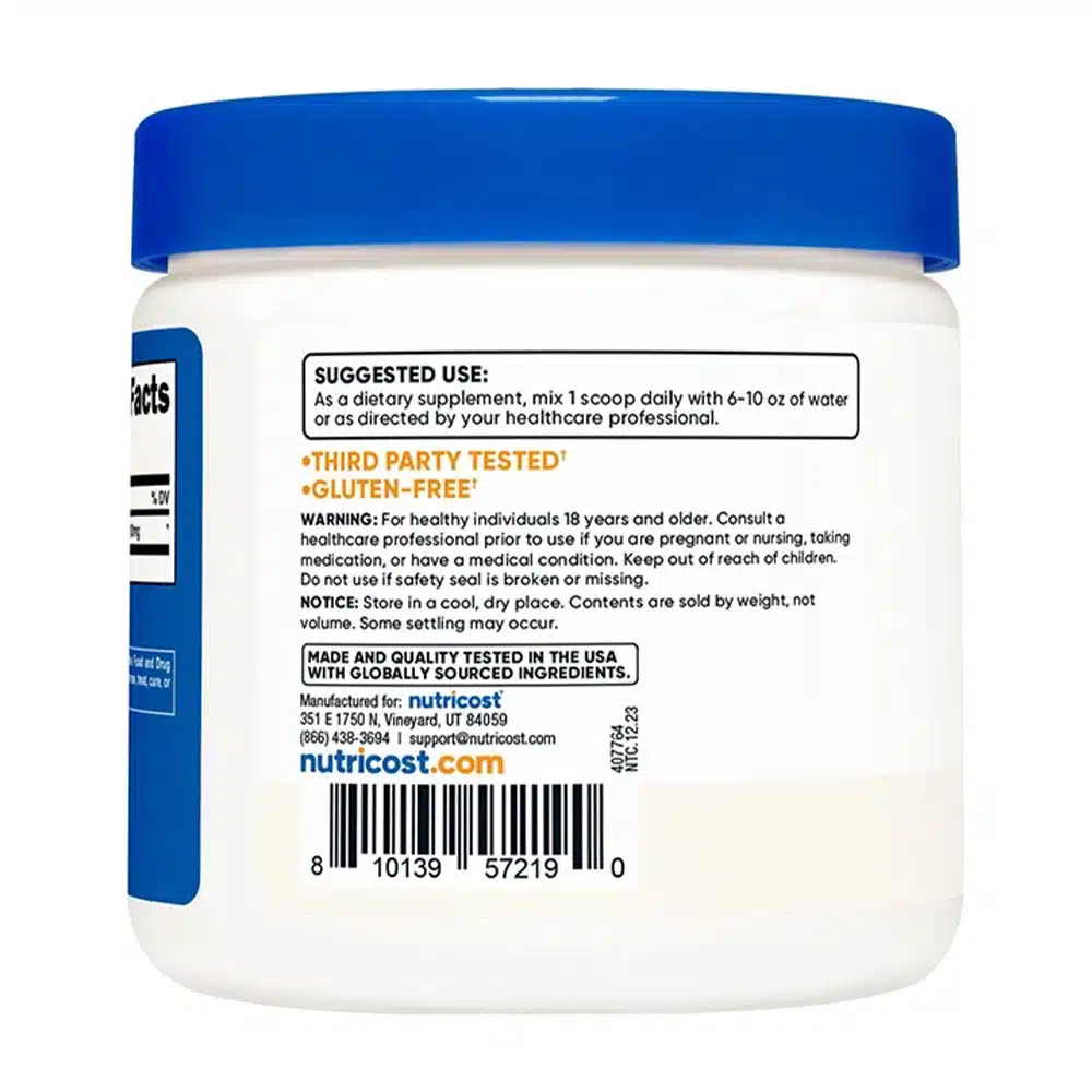 Nutricost - L-Theanine Pulver 100 g - Billede 3