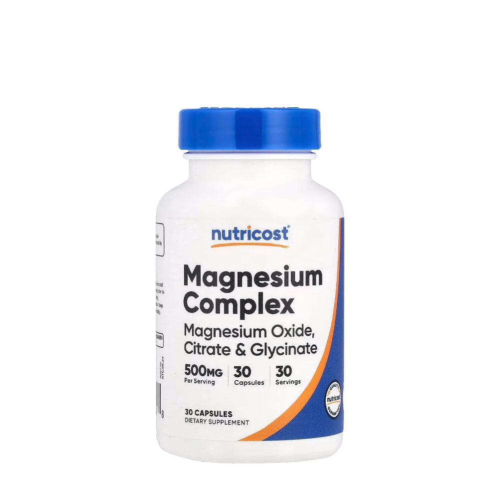 Nutricost - Magnesium Complex 500 mg, 30 kapsler