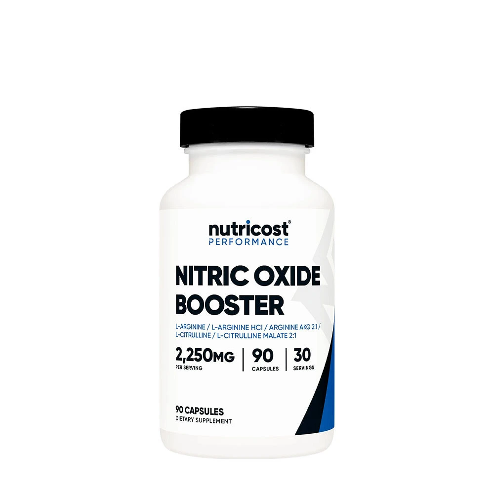Nutricost - Nitric Oxide Booster 750 mg, 90 kapsler