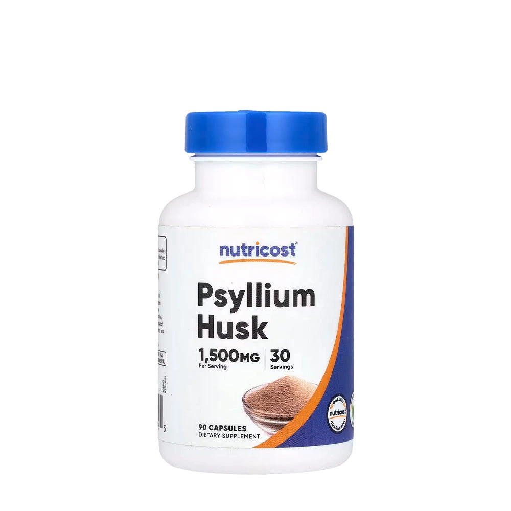 Nutricost - Psyllium Husk 1500 mg, 90 kapsler